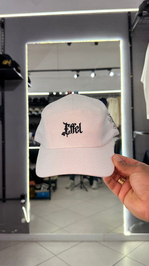 Boné Effel 5 Panel Sarja Branco