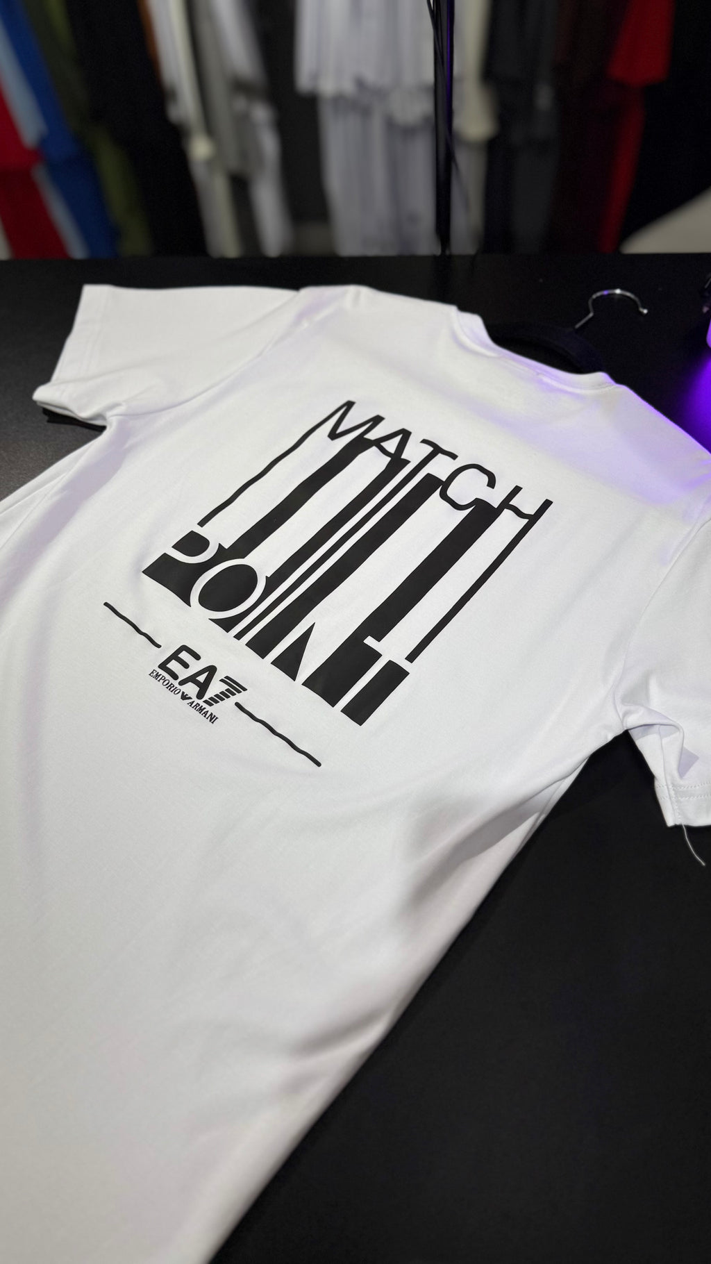 Camiseta #EA7 (Branco)