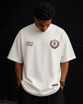 Camiseta Oversized Legacy Faith - Offwhite