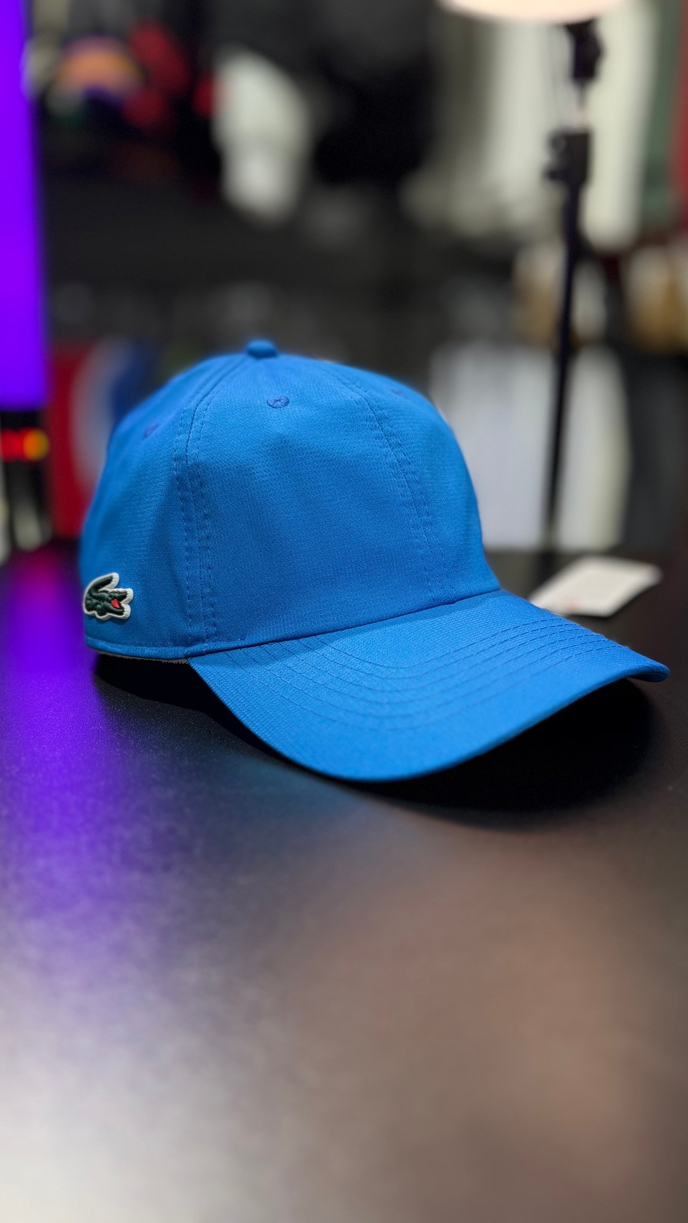 Boné Dadhat Esporte #LaCost Logo Lateral (Azul)