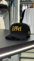 Boné Effel Nobuck Preto•Amarelo