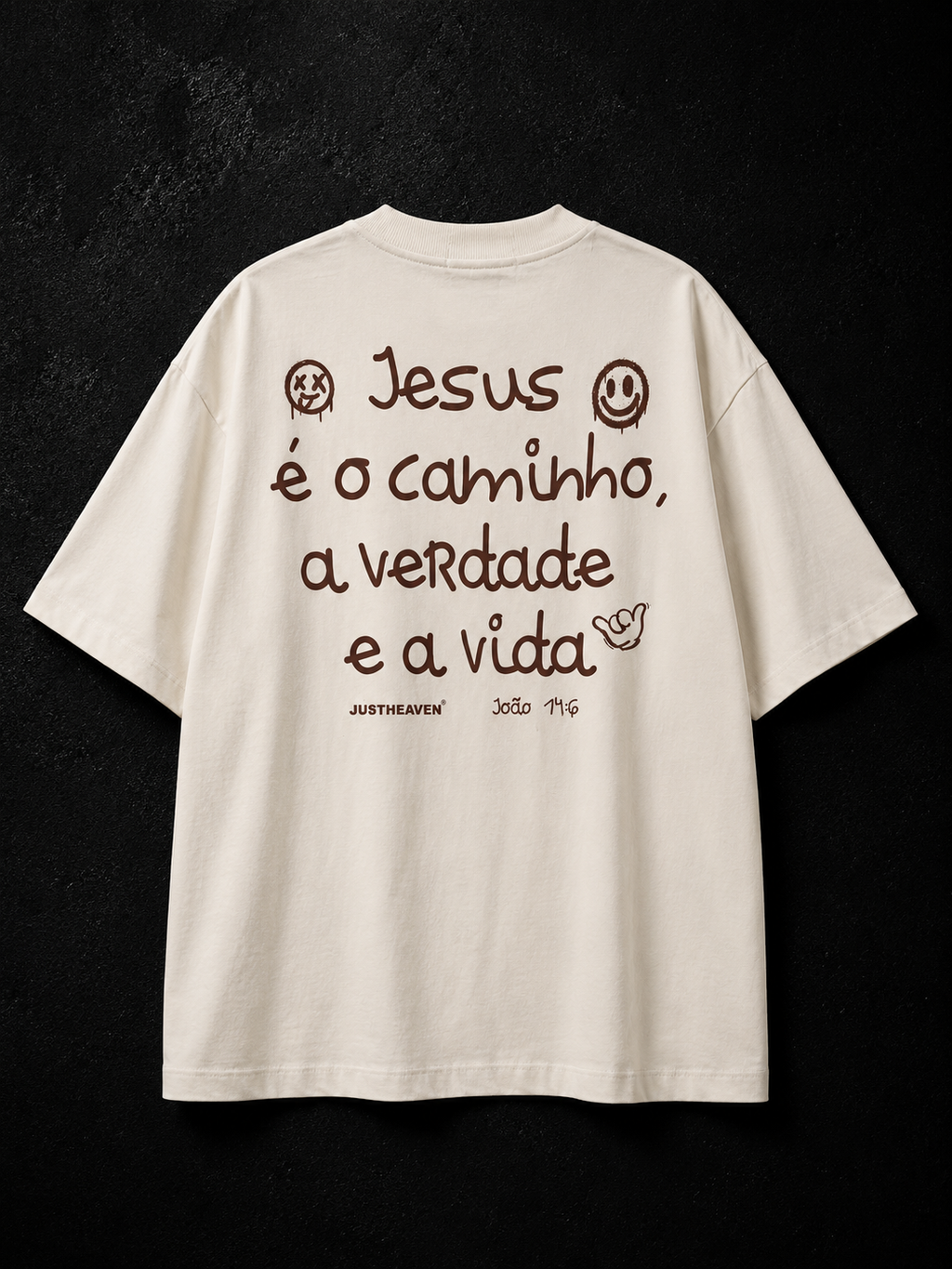Camiseta Oversized Jesus é o caminho