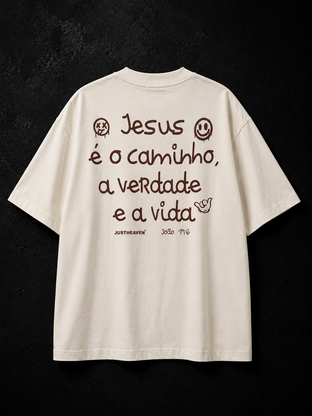 Camiseta Oversized Jesus é o caminho