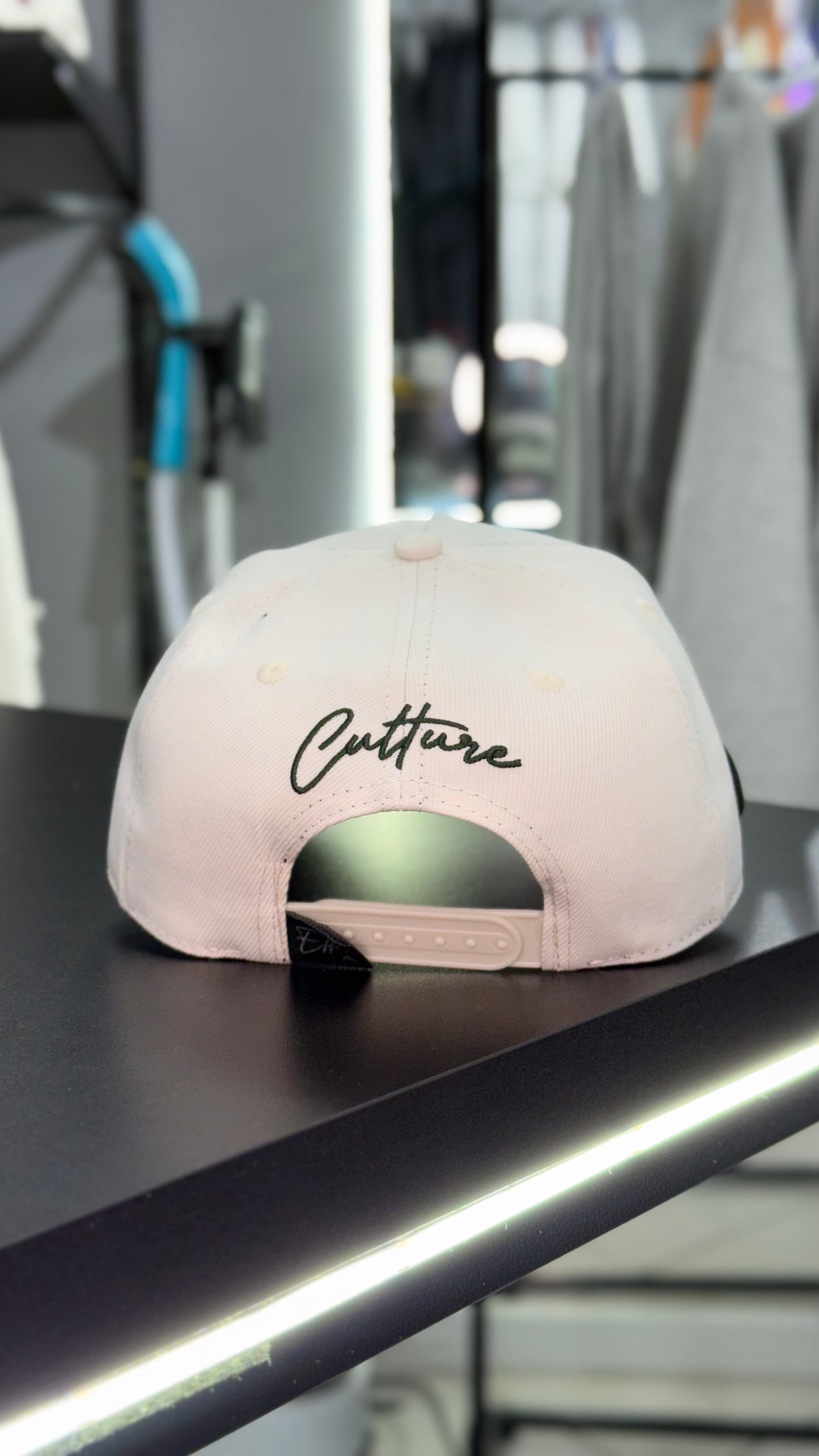 Boné Effel Offwhite/Verde