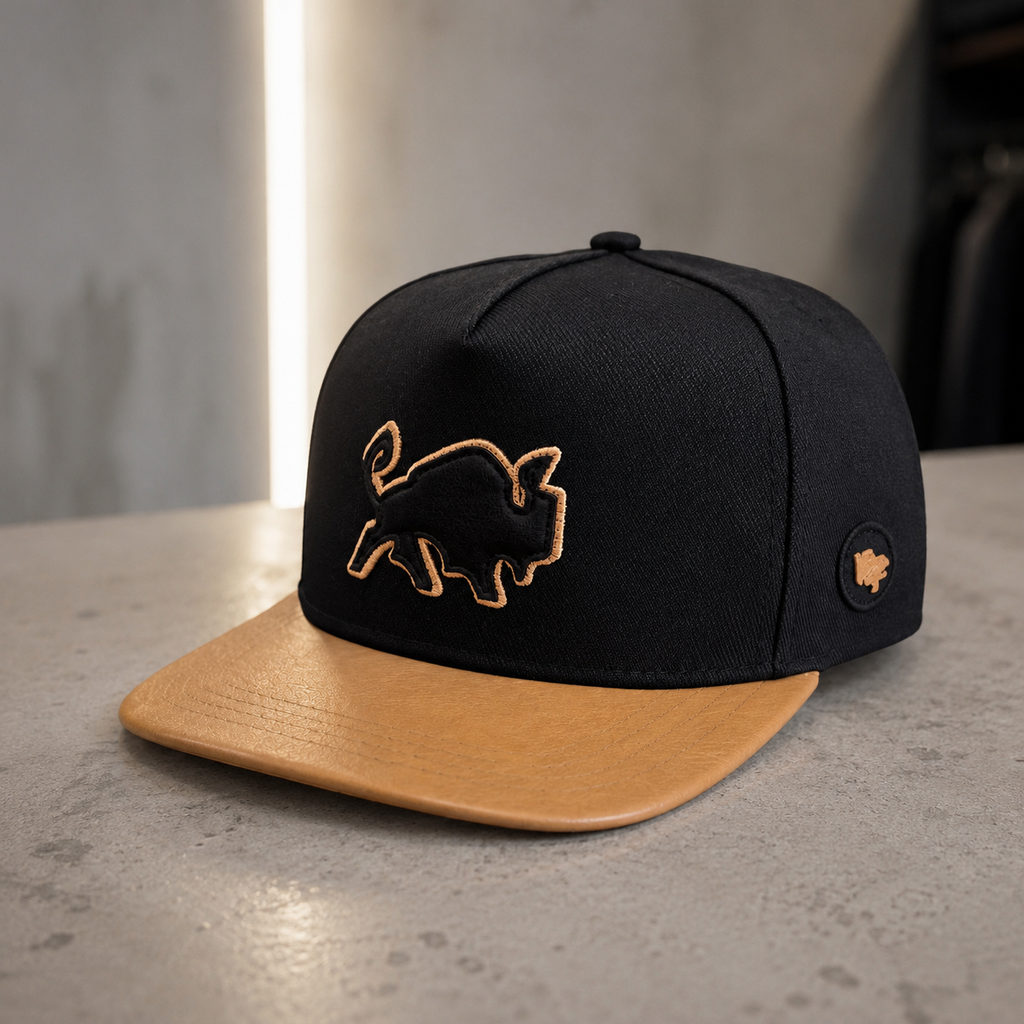 Boné Effel Snapback Aba Courino Caramelo